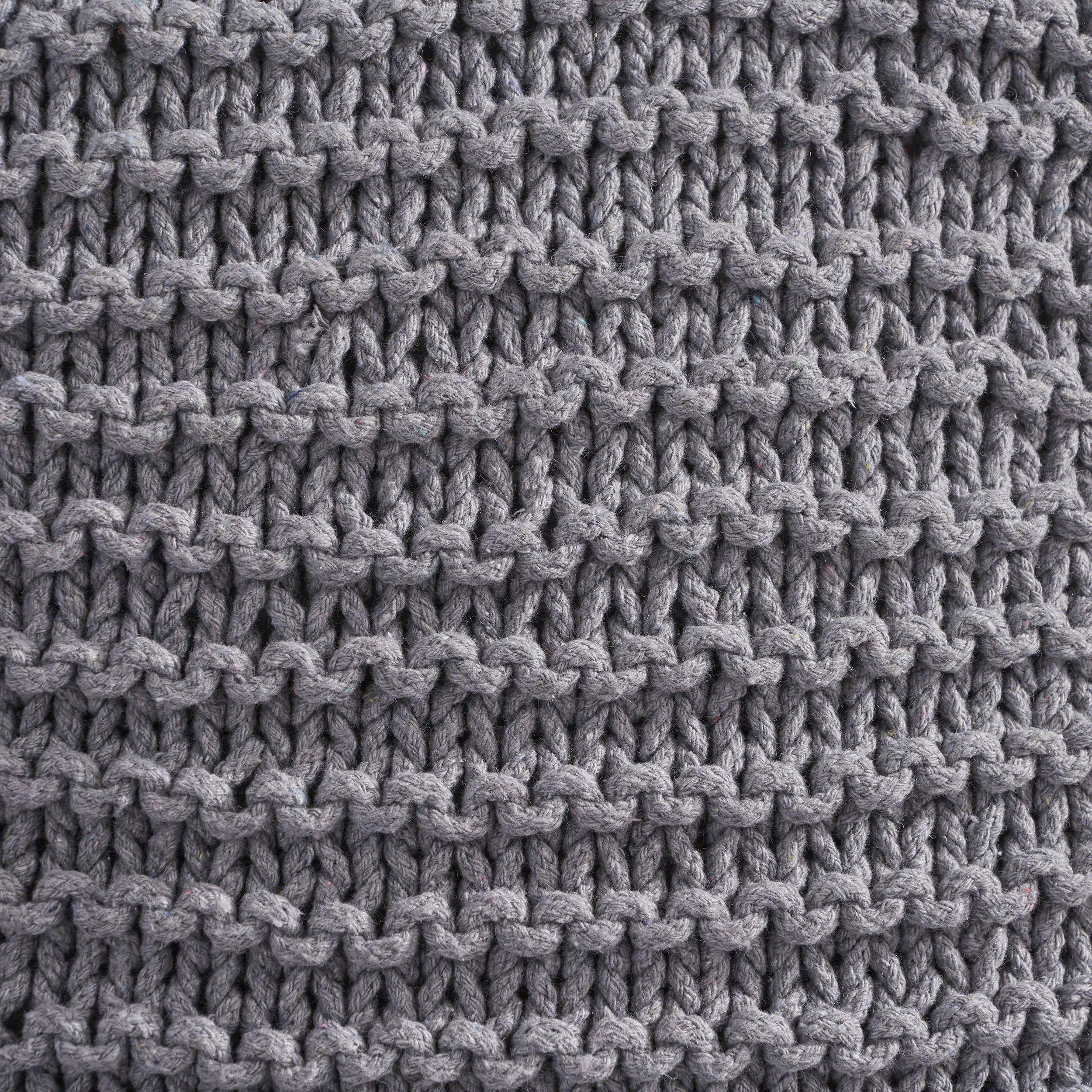 Tate Knitted Cotton Pillow