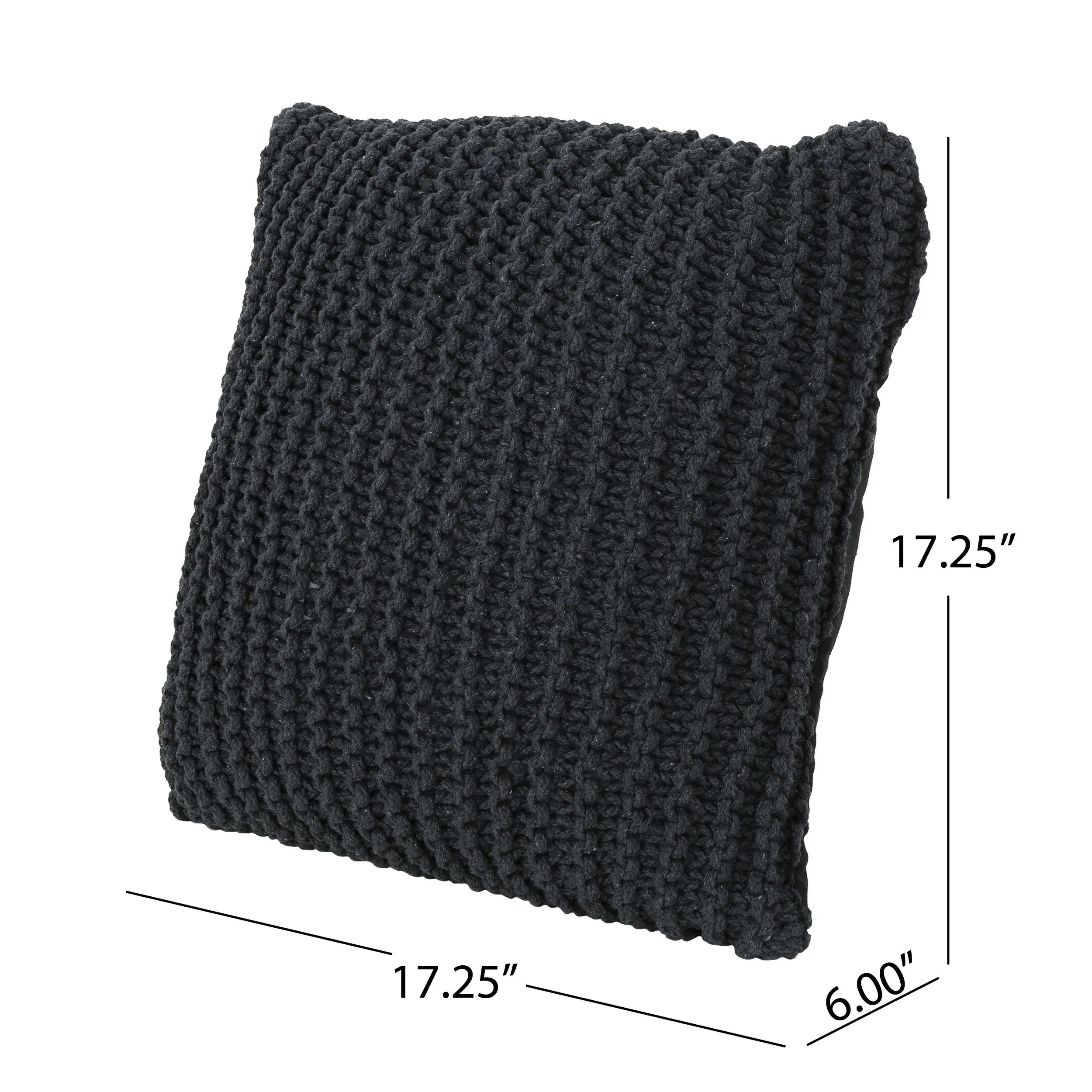 Tate Knitted Cotton Pillow