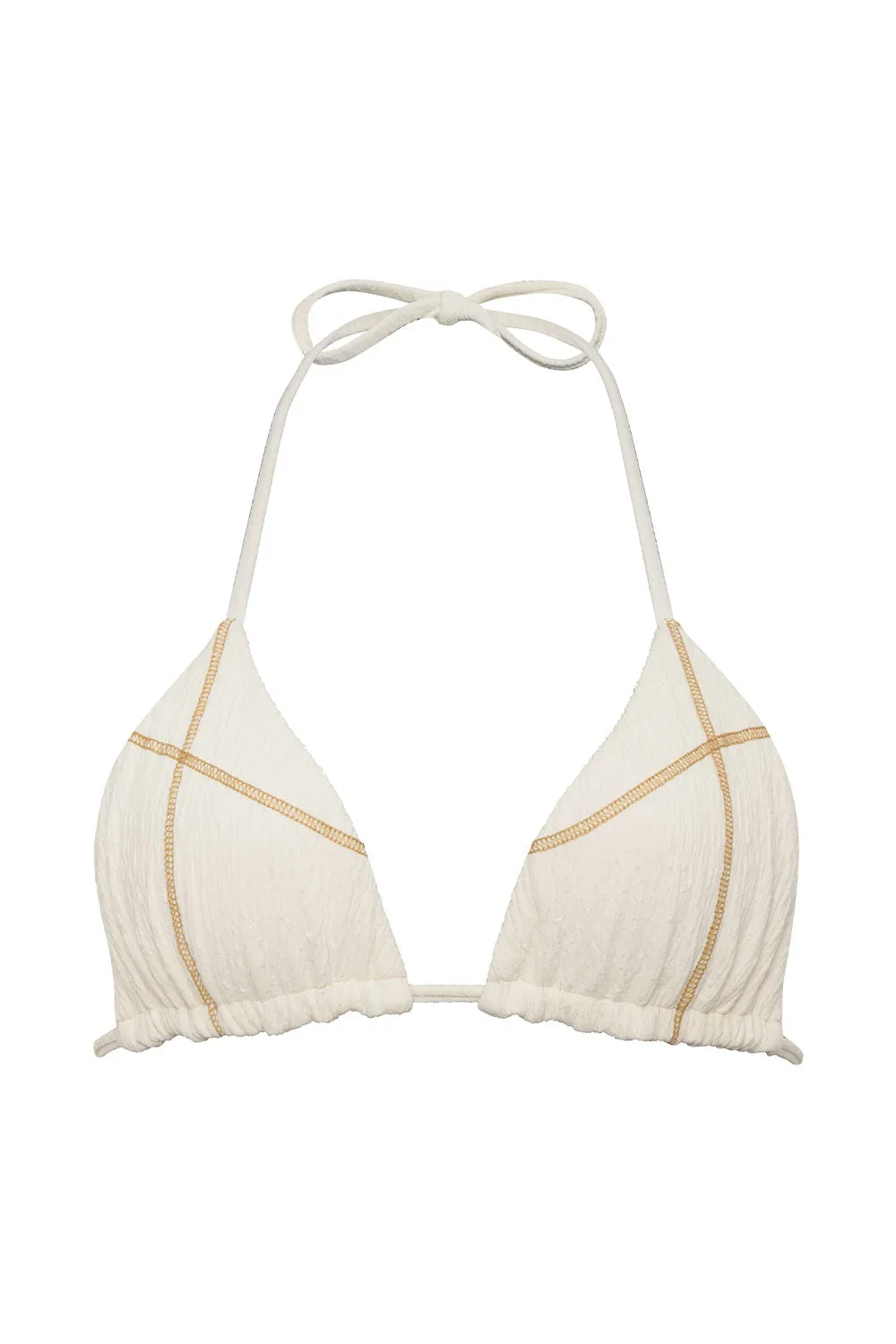Tia Triangle Bikini Top - Sandstorm
