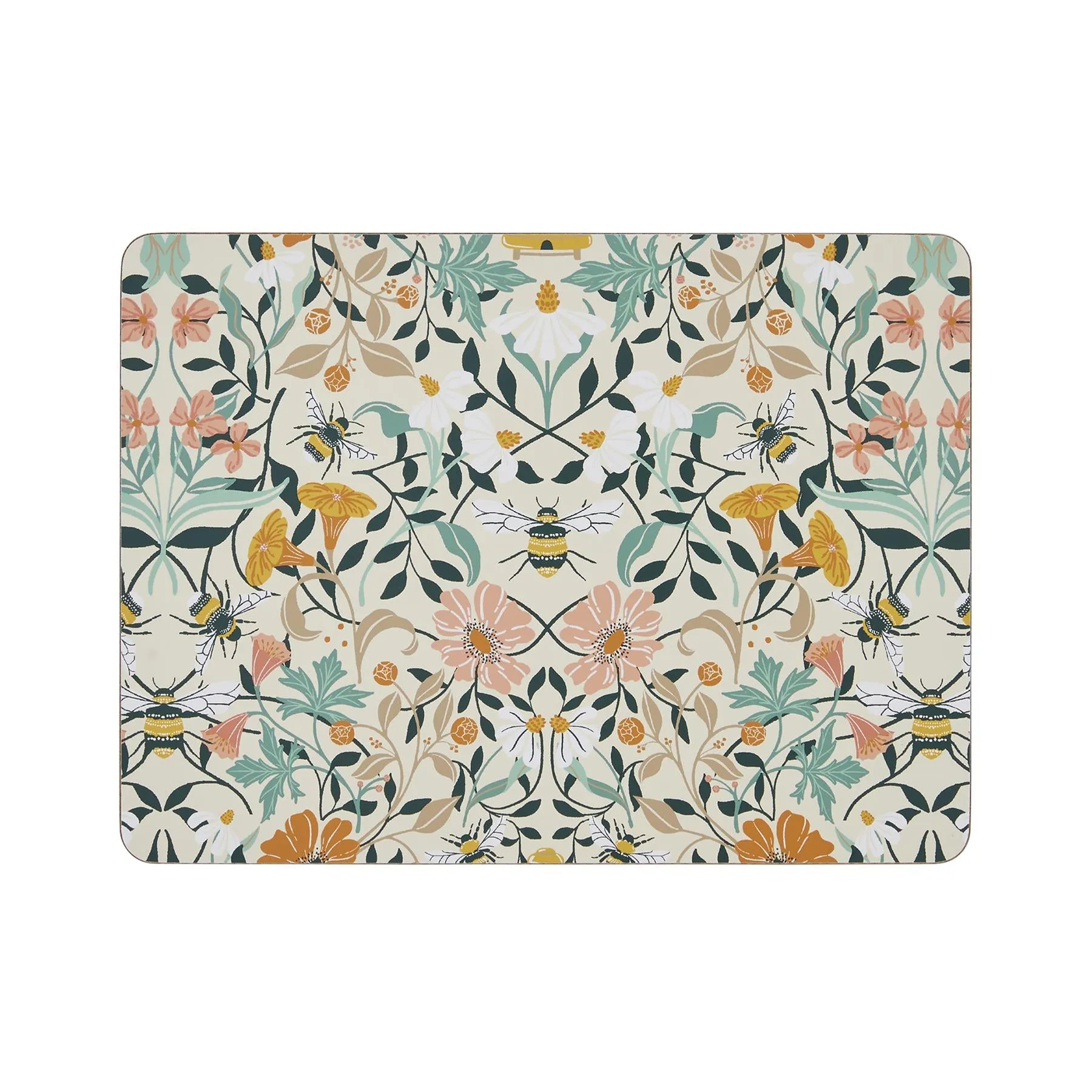 Ulster Weavers Bee Bloom Placemat - 4 Pack One Size in Yellow