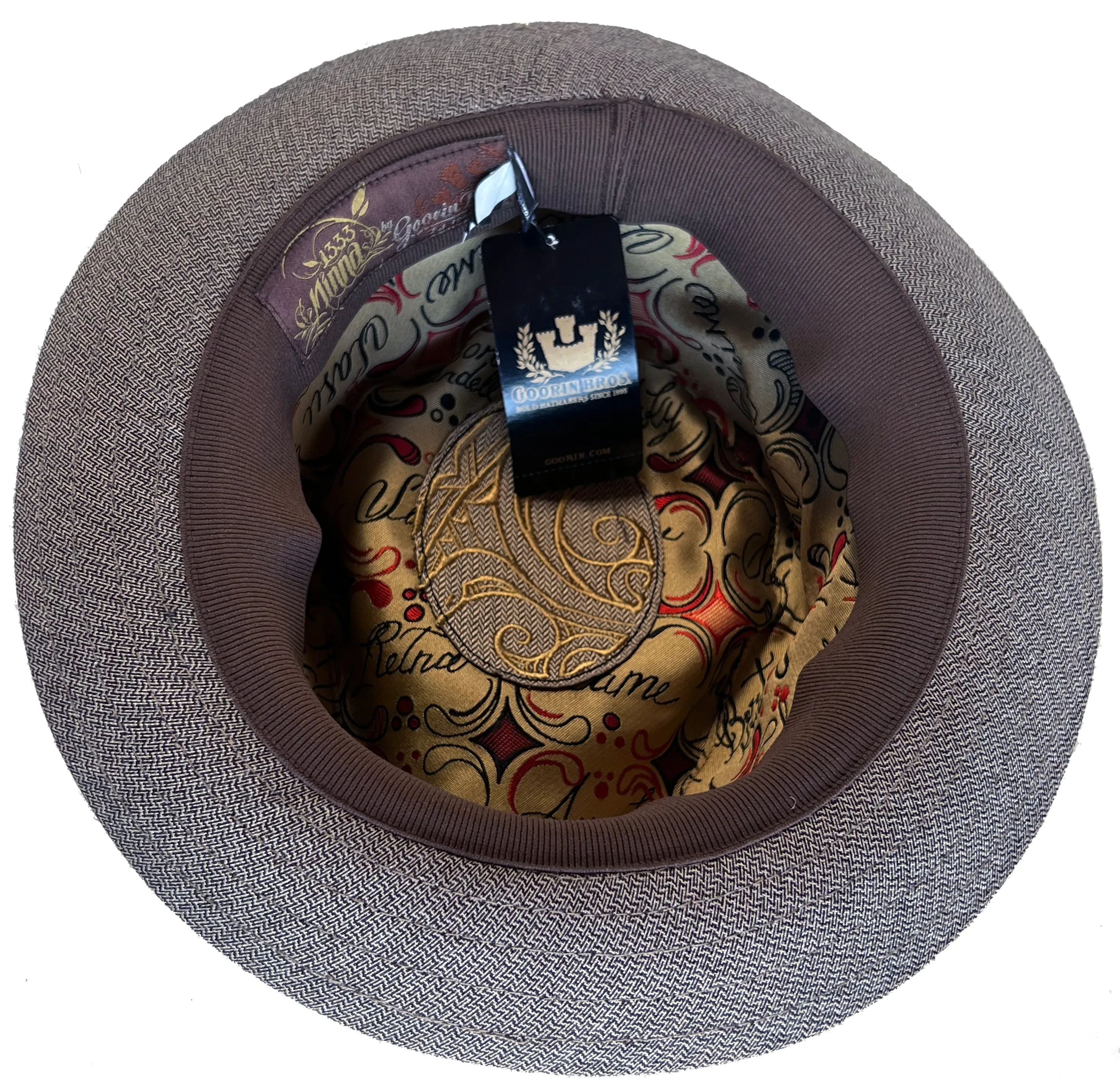 Vintage Goorin Bros Maori Koru Diamond Crown Fedora