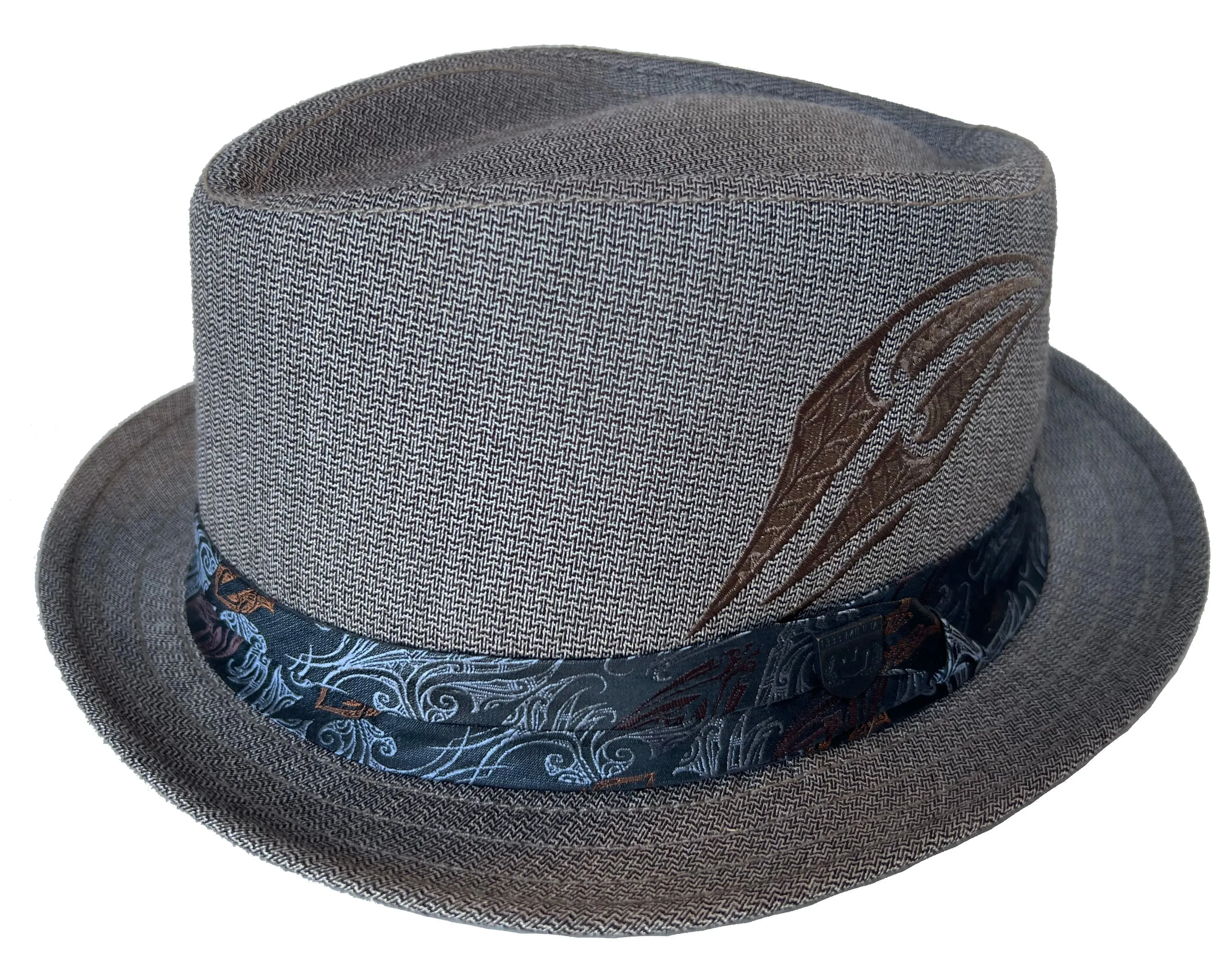Vintage Goorin Bros Maori Koru Diamond Crown Fedora