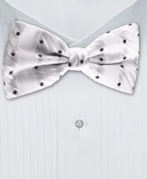 White & Black Bow Tie