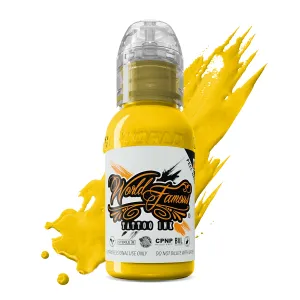 World Famous Pastel Canary Yellow Ink 1oz