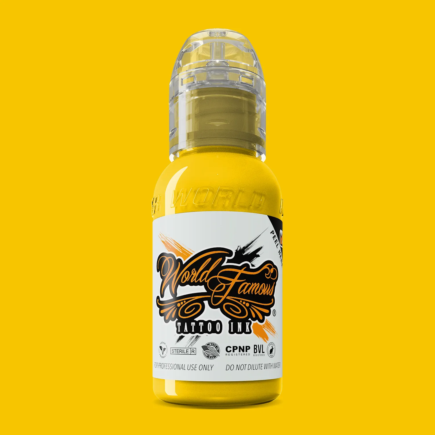 World Famous Pastel Canary Yellow Ink 1oz