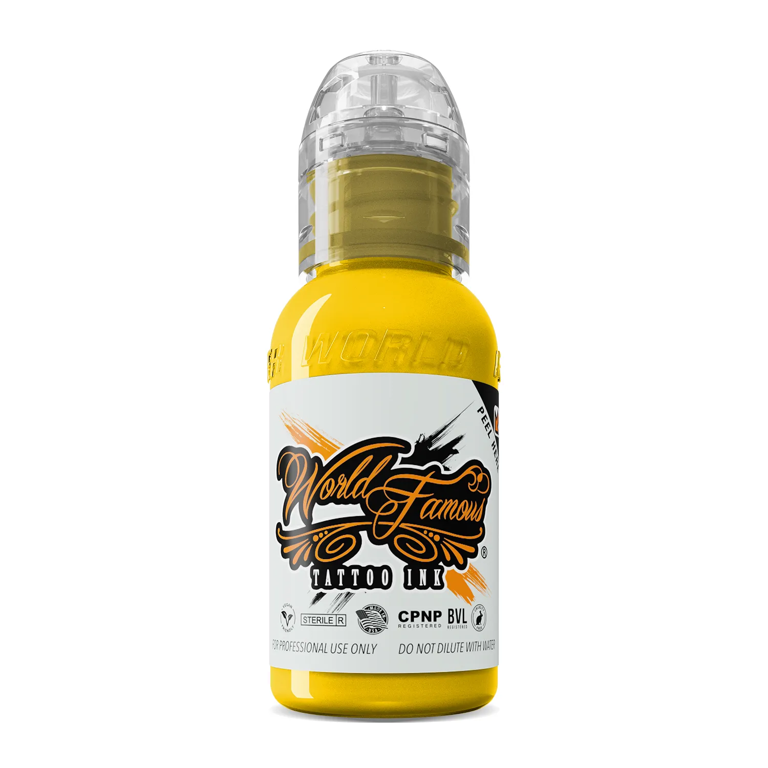World Famous Pastel Canary Yellow Ink 1oz