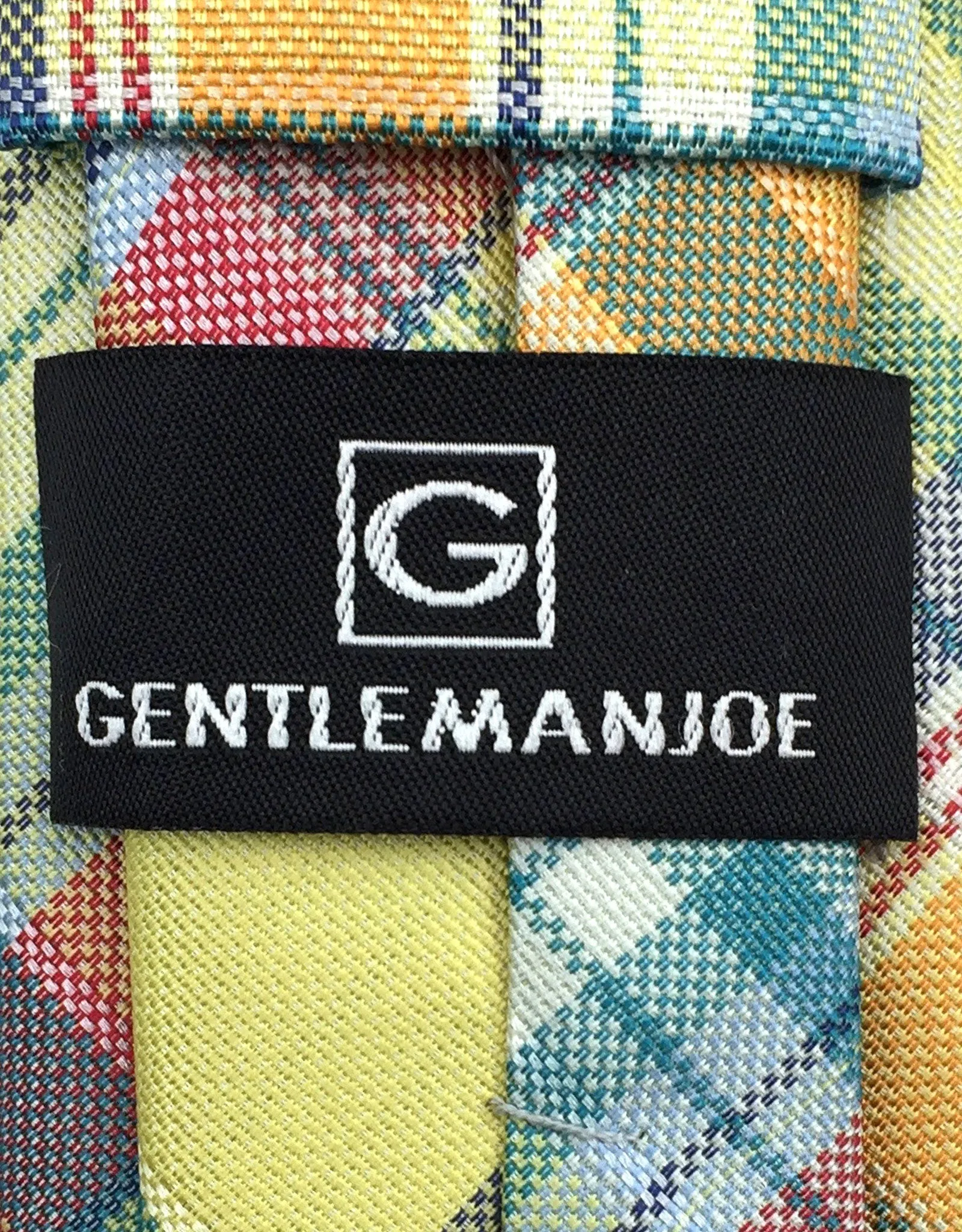 Yellow Plaid Boy's Tie