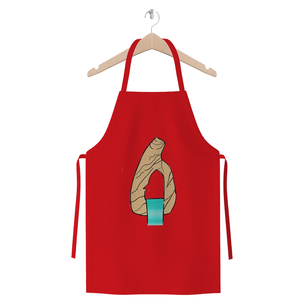 Yellow Rock with Water Premium Jersey Apron