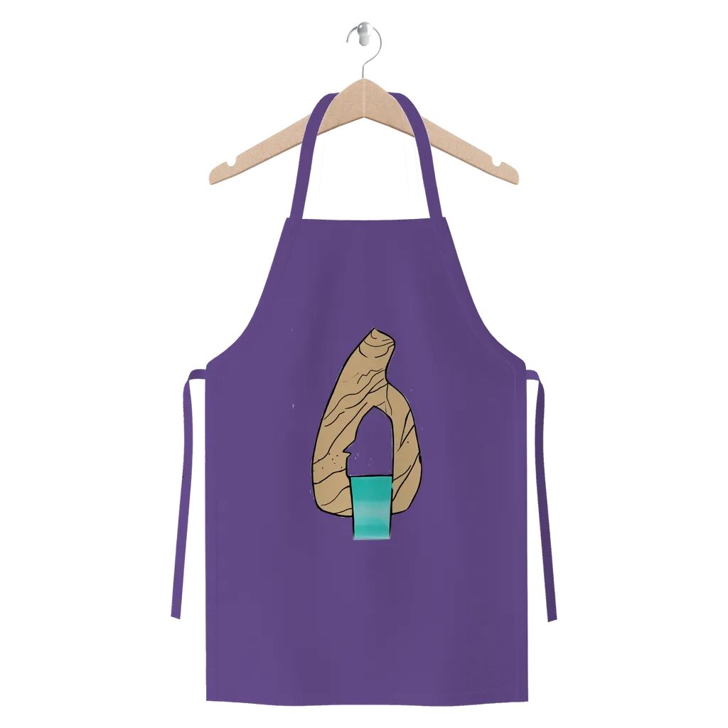 Yellow Rock with Water Premium Jersey Apron