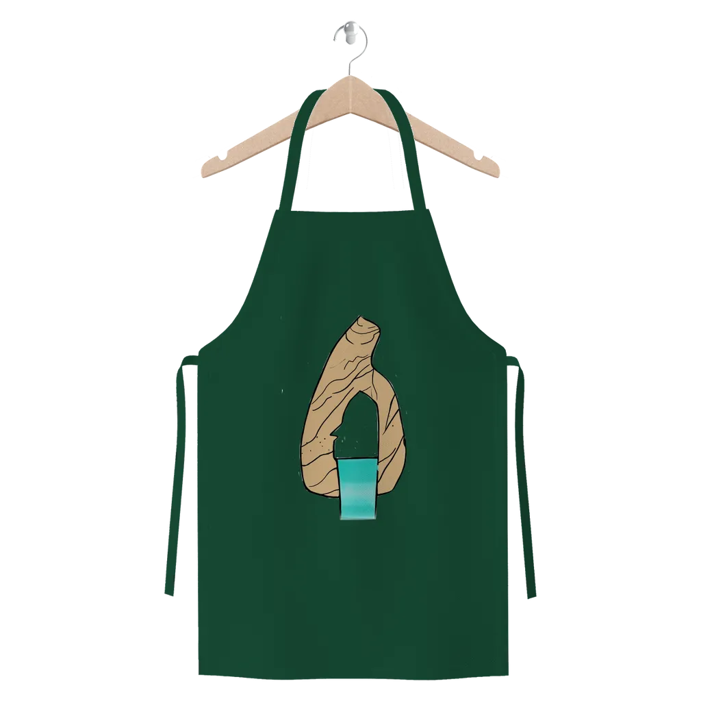 Yellow Rock with Water Premium Jersey Apron