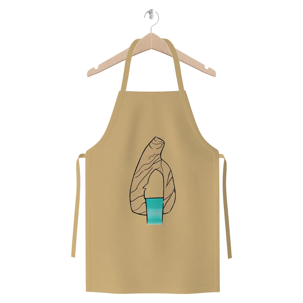 Yellow Rock with Water Premium Jersey Apron