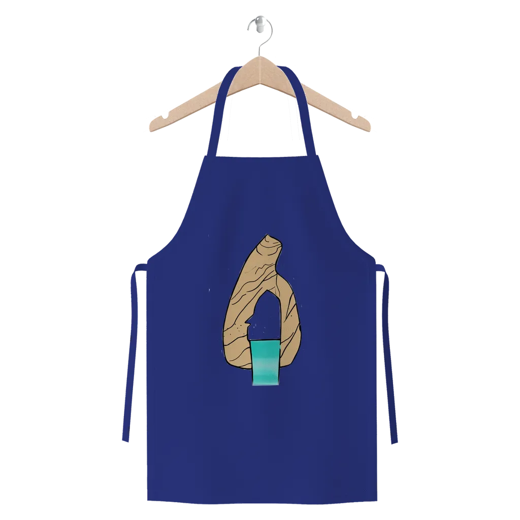 Yellow Rock with Water Premium Jersey Apron