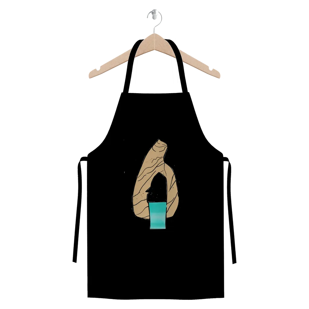 Yellow Rock with Water Premium Jersey Apron