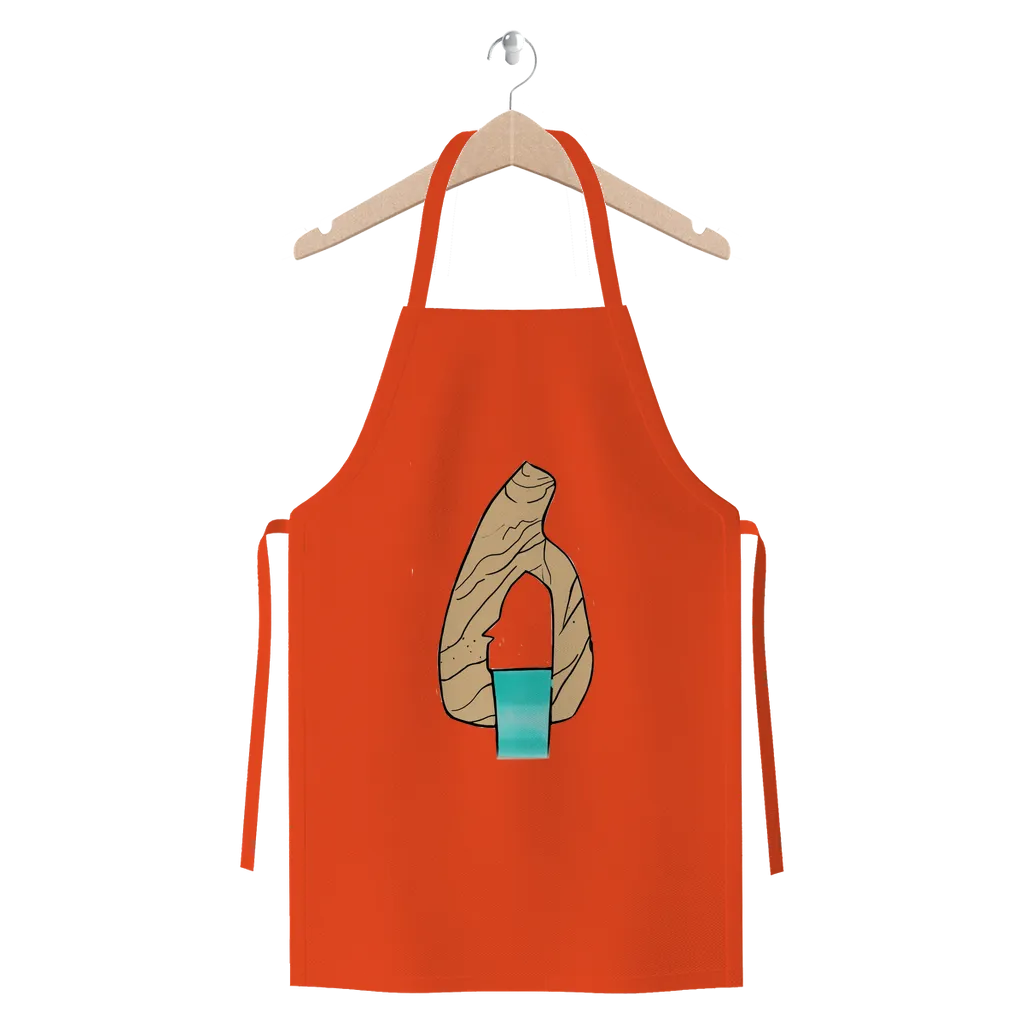 Yellow Rock with Water Premium Jersey Apron