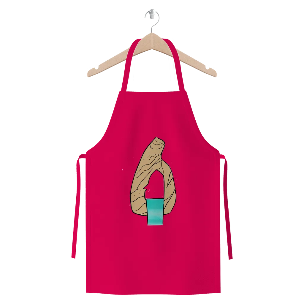 Yellow Rock with Water Premium Jersey Apron