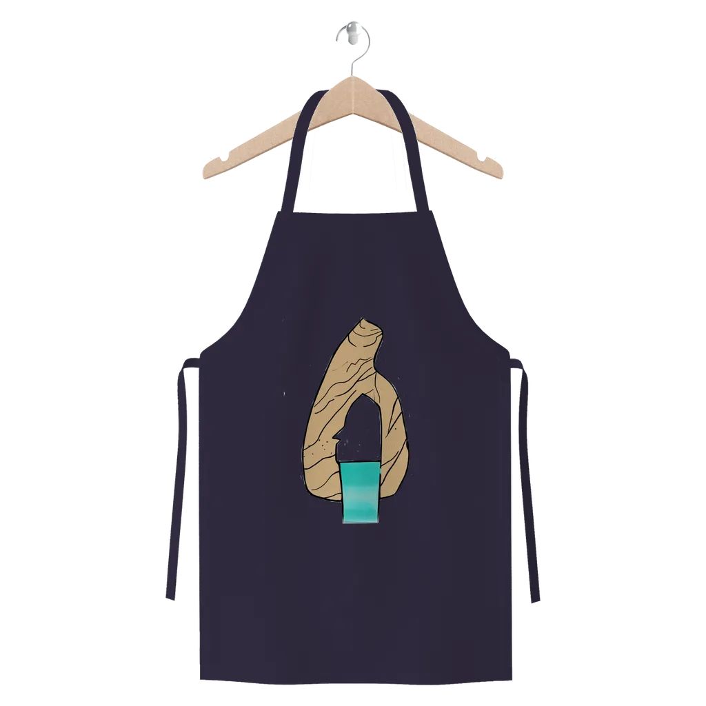 Yellow Rock with Water Premium Jersey Apron
