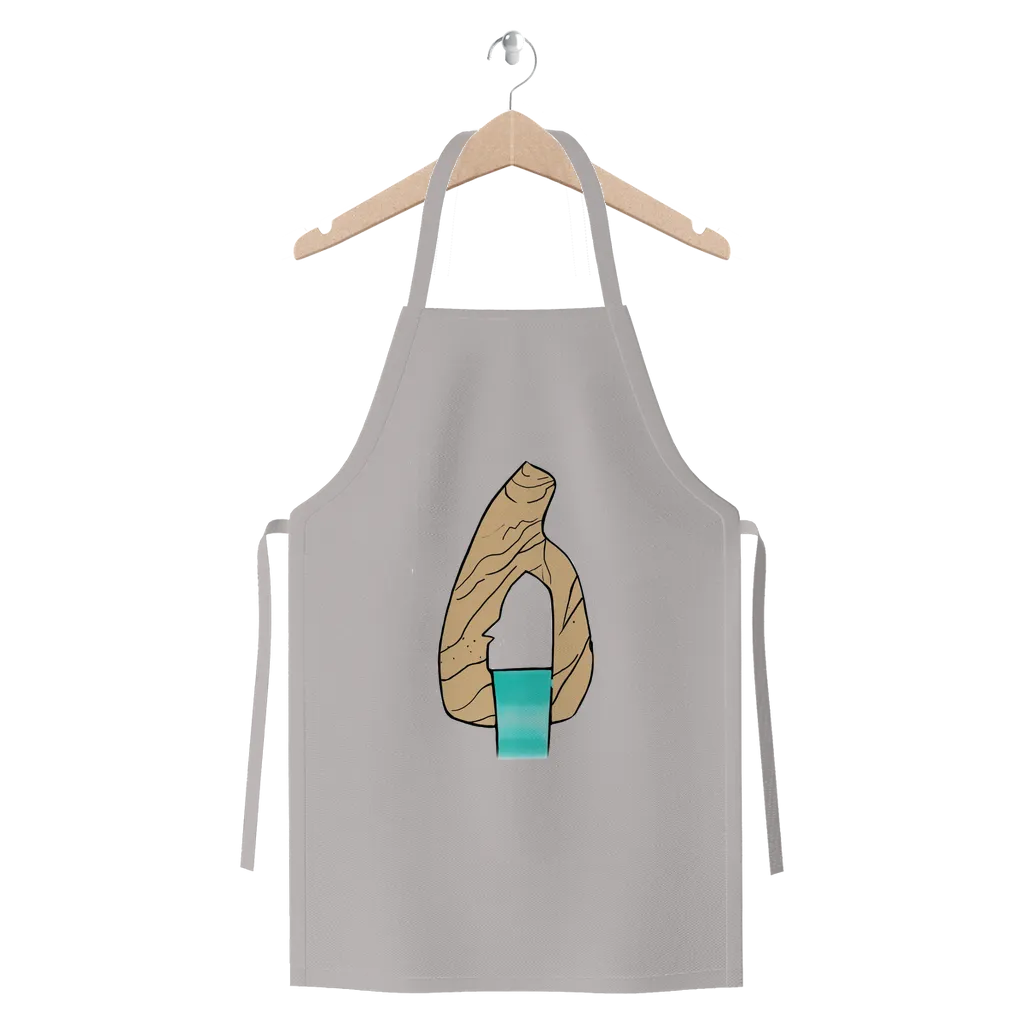 Yellow Rock with Water Premium Jersey Apron