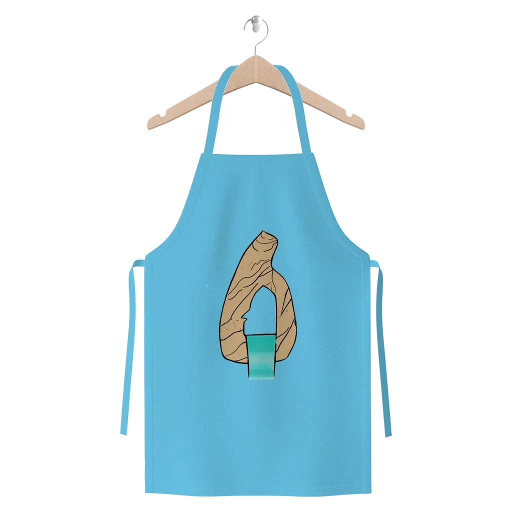 Yellow Rock with Water Premium Jersey Apron