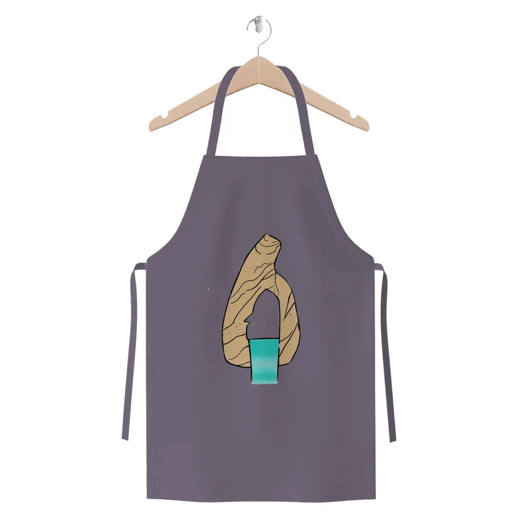 Yellow Rock with Water Premium Jersey Apron
