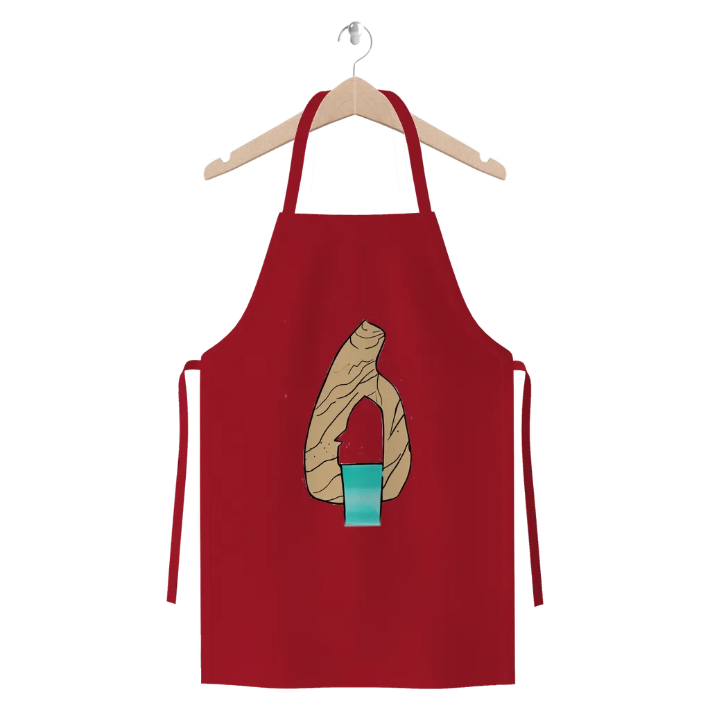 Yellow Rock with Water Premium Jersey Apron