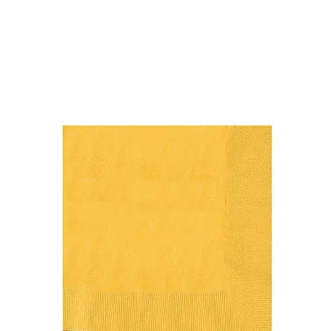 Yellow Sunshine Beverage Napkins | 40ct