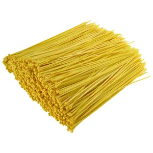 Zip Ties Pack Of 1000-12'' - Yellow Heavy Duty Cable Ties - 40lb Strength